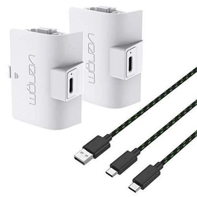 VENOM  Pack Double Batterie Rechargeable Haute Capacit 1100mah Blanc Xbox Series X S Xbox One