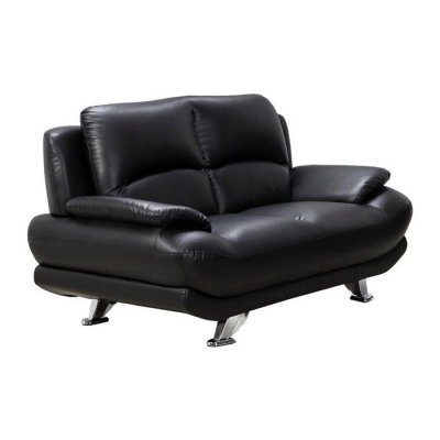VENTE UNIQUE Vente-unique Canap&eacute; 2 places en simili MUSKO - Noir