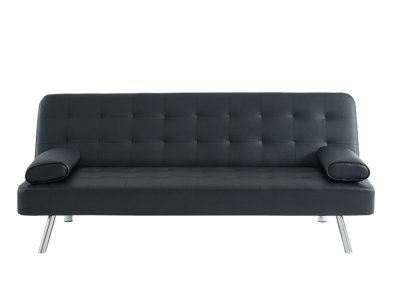 VENTE UNIQUE Vente-Unique Canap&eacute; convertible clic-clac en simili MICHELLE II - Noir