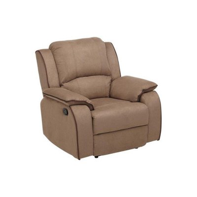 VENTE UNIQUE Vente-unique Fauteuil relax en microfibre HERNANI - Taupe