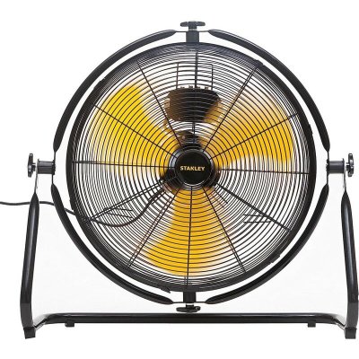 STANLEY Ventilateur 150 W Acier orientable 360&deg; moteur 3 vitesses haute qualit&eacute;