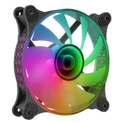 MARS GAMING Ventilateur boitier mf-3d rgb - 12cm (noir) 8435693102809
