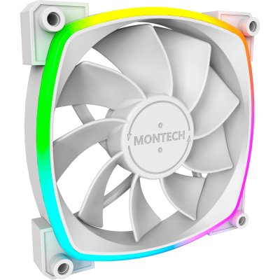 MONTECH Ventilateur de bo&icirc;tier  RX120 PWM White (RX120PWMWHITE)