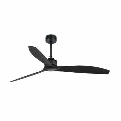 FARO BARCELONA Ventilateur de plafond Faro Eter Matt noir 3 pales avec moteur DC