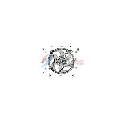 AVA QUALITY COOLING Ventilateur de refroidissement du moteur AVA Deutschland GmbH CN7528