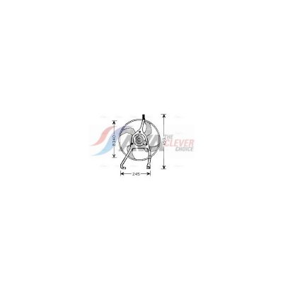 AVA DEUTSCHLAND GMBH Ventilateur de refroidissement du moteur  CN7538