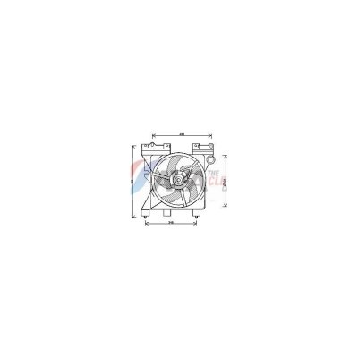 AVA QUALITY COOLING Ventilateur de refroidissement du moteur AVA Deutschland GmbH CN7547