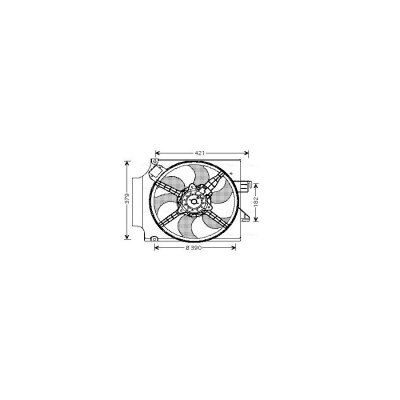 AVA QUALITY COOLING Ventilateur de refroidissement du moteur AVA Deutschland GmbH FD7513