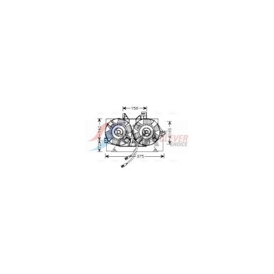 AVA QUALITY COOLING Ventilateur de refroidissement du moteur AVA Deutschland GmbH FD7539