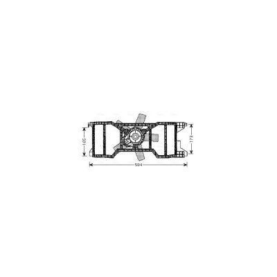 AVA DEUTSCHLAND GMBH Ventilateur de refroidissement du moteur  FD7540