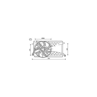 AVA DEUTSCHLAND GMBH Ventilateur de refroidissement du moteur  FD7563