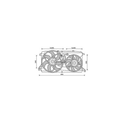 AVA DEUTSCHLAND GMBH Ventilateur de refroidissement du moteur  FD7579