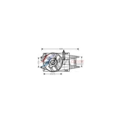 AVA QUALITY COOLING Ventilateur de refroidissement du moteur AVA Deutschland GmbH FT7524