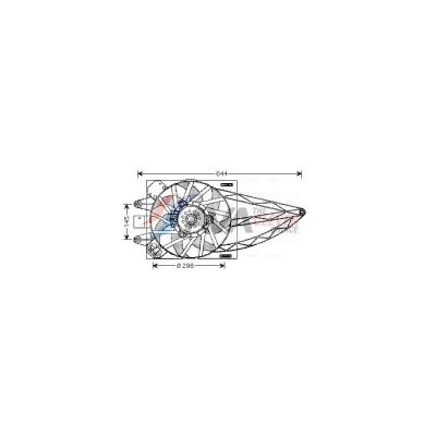 AVA QUALITY COOLING Ventilateur de refroidissement du moteur AVA Deutschland GmbH FT7528