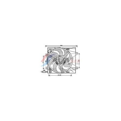 AVA DEUTSCHLAND GMBH Ventilateur de refroidissement du moteur  FT7564