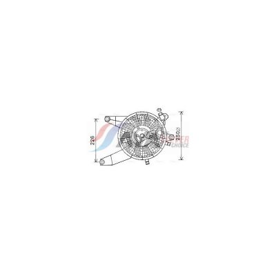 AVA QUALITY COOLING Ventilateur de refroidissement du moteur AVA Deutschland GmbH HY7569