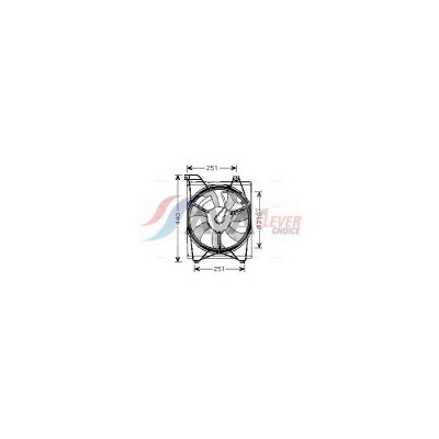 AVA QUALITY COOLING Ventilateur de refroidissement du moteur AVA Deutschland GmbH KA7516