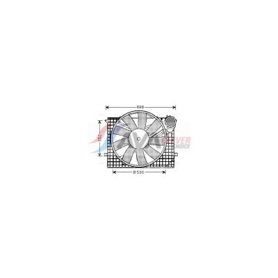 AVA DEUTSCHLAND GMBH Ventilateur de refroidissement du moteur  MS7505