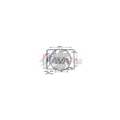 AVA QUALITY COOLING Ventilateur de refroidissement du moteur AVA Deutschland GmbH MS7522