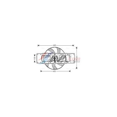 AVA DEUTSCHLAND GMBH Ventilateur de refroidissement du moteur  RT7527
