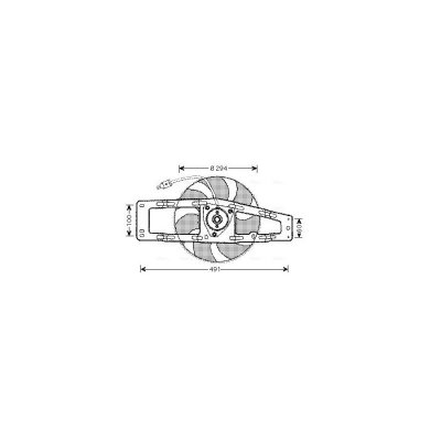 AVA DEUTSCHLAND GMBH Ventilateur de refroidissement du moteur  RT7535