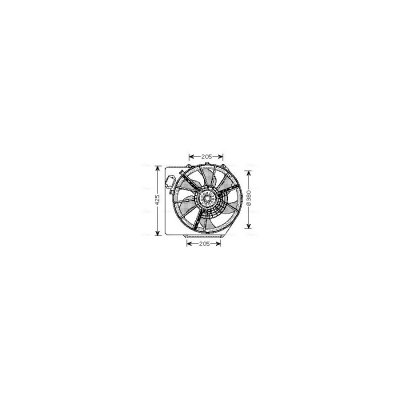 AVA DEUTSCHLAND GMBH Ventilateur de refroidissement du moteur  RT7536