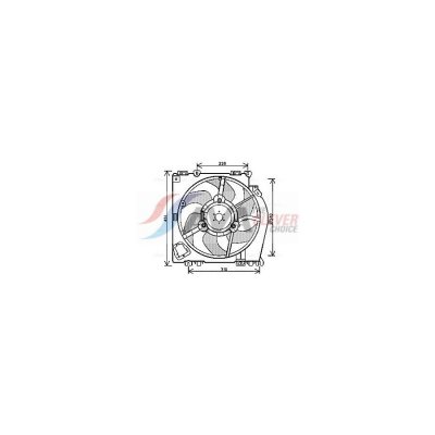 AVA QUALITY COOLING Ventilateur de refroidissement du moteur AVA Deutschland GmbH RT7542