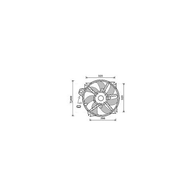 AVA DEUTSCHLAND GMBH Ventilateur de refroidissement du moteur  RT7563