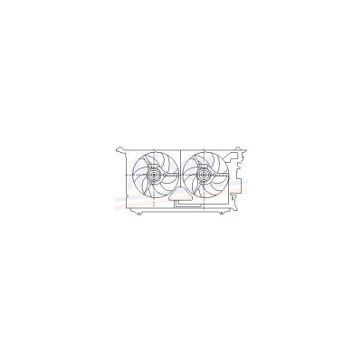 NISSENS Ventilateur de refroidissement du moteur  85084
