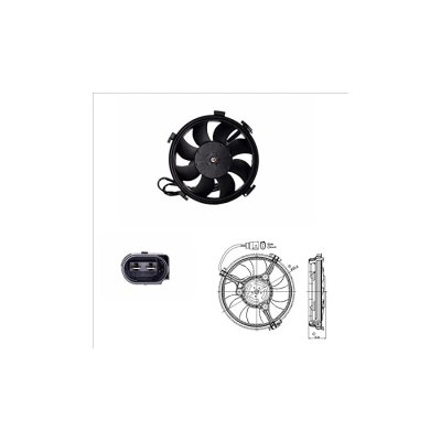 NRF Ventilateur de refroidissement du moteur  B.V. 47406