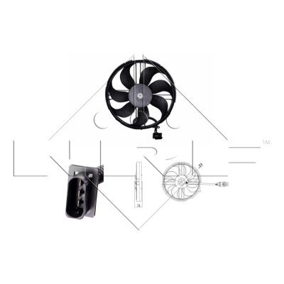 NRF Ventilateur de refroidissement du moteur  B.V. 47409