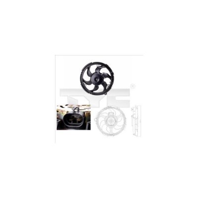 TYC Ventilateur de refroidissement du moteur  809-0010