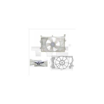TYC Ventilateur de refroidissement du moteur  836-0013