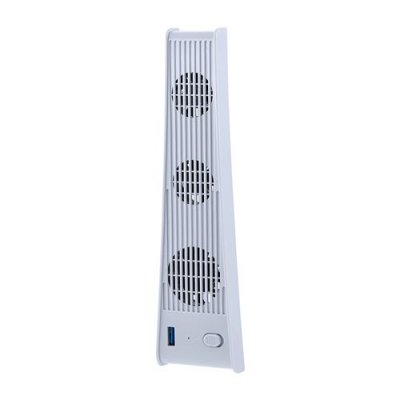  Ventilateur de refroidissement mince externe pour console PS5 DE / UHD - Blanc 