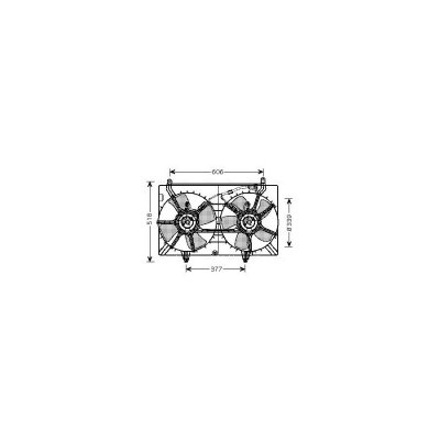 AVA DEUTSCHLAND GMBH Ventilateur de refroidissementdu moteur  DN7529