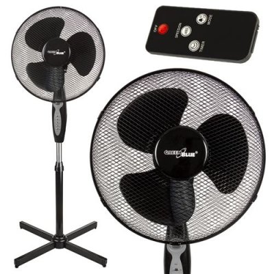  Ventilateur de sol GreenBlue 40W avec 3 niveaux de d&eacute;bit d'air