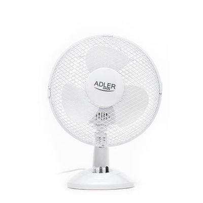 ADLER Ventilateur De Table  Ad 7302 - &oslash; 23cm (blanc)