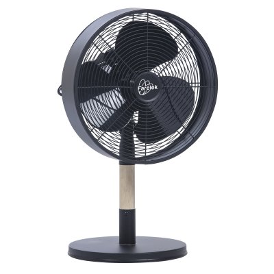 FARELEK Ventilateur de table - FLORIDA -  30cm bois et metal - 35w