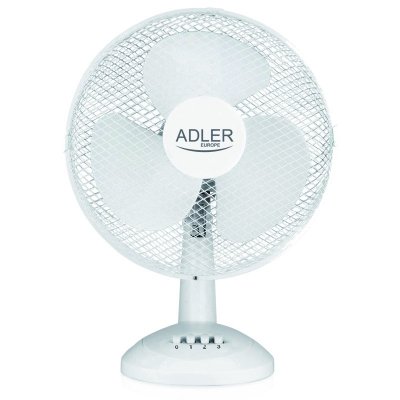 ADLER Ventilateur de table t&ecirc;te rotative 40 cm 90W 3 vitesses  AD 7304
