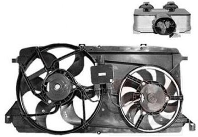 VAN WEZEL Ventilateur Double Pour Ford Transit De Juil 2006 &Agrave; 2014 Version 2.2 Tdci / 2.3 Climatis&eacute;e