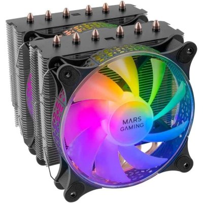MARS GAMING Ventilateur pour processeur mcpu-xt rgb (noir) 8435693102649