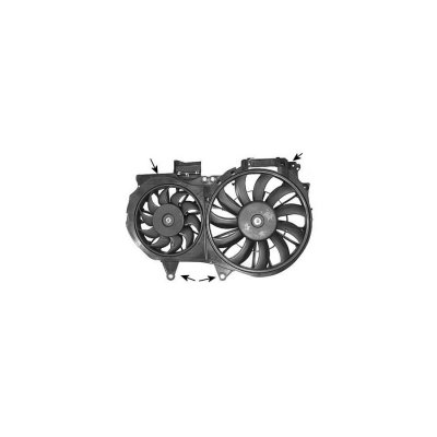 VAN WEZEL Ventilateur refroidissement du moteur 0325750 International Radiators 