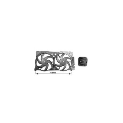 VAN WEZEL Ventilateur refroidissement du moteur 0903751 International Radiators 