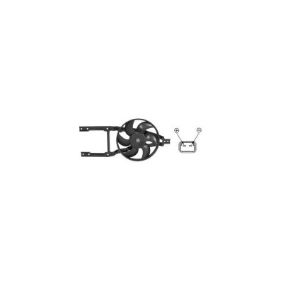 VAN WEZEL Ventilateur refroidissement du moteur 1758746 International Radiators