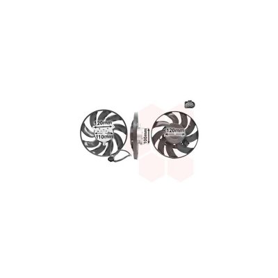 VAN WEZEL Ventilateur refroidissement du moteur 5896744 International Radiators