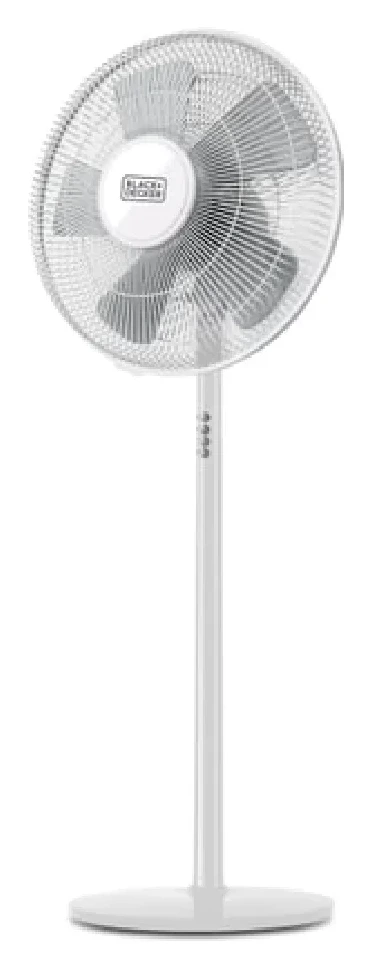 BLACK+DECKER Ventilateur sur pied, BLACK + DECKER, Bxefp60e blanc 60 W, D40 cm