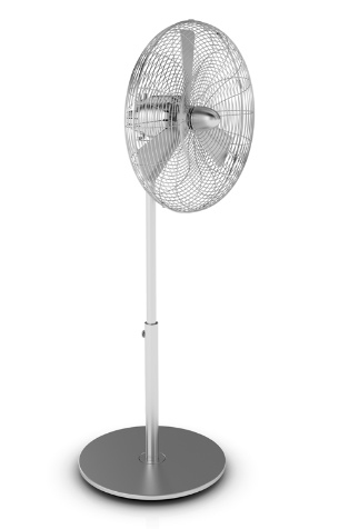STADLER FORM Ventilateur sur pied oscillant Stadlerform Charly Stand 60 W Gris