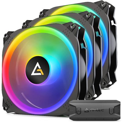 ANTEC Ventillateur de cabine  prizm x 120 argb 3+c argb 120 mm 3 uds