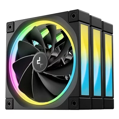 DEEPCOOL Ventillateur de cabine  r-fl12r-bkapn3-g &oslash; 12 cm (3 unit&eacute;s)