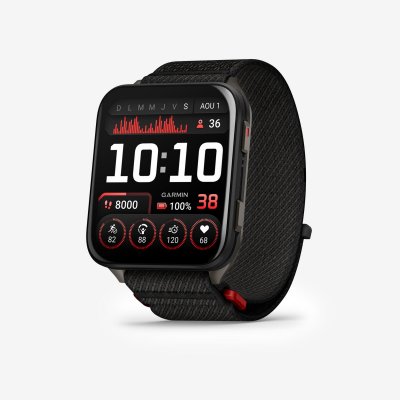 GARMIN Venu X1, Boitier de 50 mm avec bracelet nylon ComfortFit, Noir - Neuf
